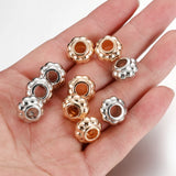 9X13mm Big Hole Flower CCB Beads Loose Spacer Plastic Beads For Jewelry Making