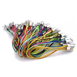 50-100pcs Nylon Thread Rope Keychain Strap Cords