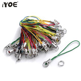 50-100pcs Nylon Thread Rope Keychain Strap Cords