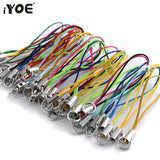 50-100pcs Nylon Thread Rope Keychain Strap Cords