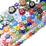 Multicolor Evil Eye Spacer Beads Flat Round Lampwork