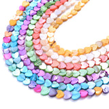 70pcs/Lot Natural Shell Heart Beads 6mm for Jewelry Making DIY Necklace Earring