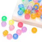 6x9mm Glow In The Dark Acrylic Luminous Beads Mix Loose Spacer Jewelry Bead