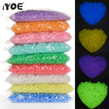 6x9mm Glow In The Dark Acrylic Luminous Beads Mix Loose Spacer Jewelry Bead