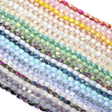 80pcs 6x9mm Melon Seed Shape Crystal Spacer Beads