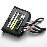 8pcs Jewelry Making Tools Kit Pliers Scissors Tweezers Beading DIY