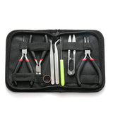 8pcs Jewelry Making Tools Kit Pliers Scissors Tweezers Beading DIY