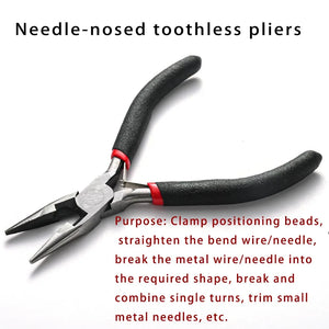Multifunctional Jewelry Making Tools Pliers Vice Round Head Pointed Nose Pliers