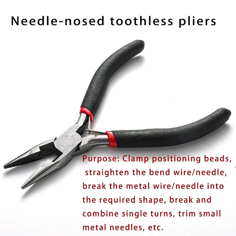 Multifunctional Jewelry Making Tools Pliers Vice Round Head Pointed Nose Pliers