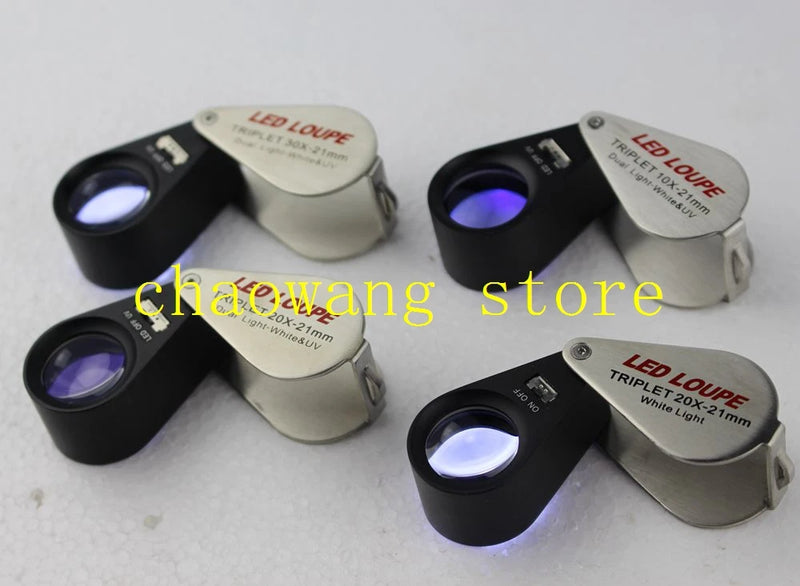 Illuminated Jewelry Identifying Loupe Magnifier