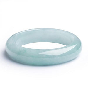 Zheru Jewelry Natural Burmese Jadeite 54mm-64mm Bracelet