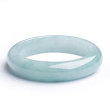 Zheru Jewelry Natural Burmese Jadeite 54mm-64mm Bracelet