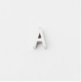 Stainless Steel Alphabet Charm Beads A-Z