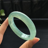 Zheru Jewelry Natural Myanmar Jadeite 54-64mm Princess Bracelet