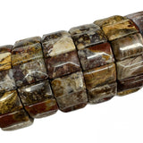 Mexican Crazy Lace Agate Gemstone Beads Bracelet