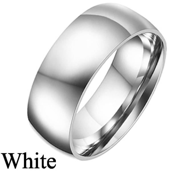 316L Stainless Titanium Steel Rings Wedding Couple Ring