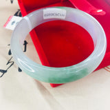 Natural Jadeite Bracelet Two-tone 54-62mm Female Jade Bracelet Gift
