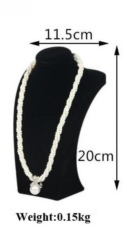 Necklace Stand Jewelry Model Mannequin Display Organizer Shelf