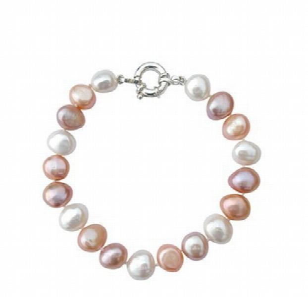 Real Natural Colorful Pearl Bracelet 7inch