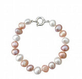 Real Natural Colorful Pearl Bracelet 7inch