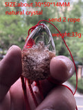 Nature Stone Crystal Necklace Raw Stone Pendant