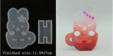 Mobile Phone Stent Mold DIY Tool Silicone Mould for Resin Real Flower