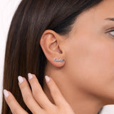 Personalized Name Stud Earrings, Customized Gift for Women