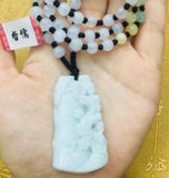 JADESt Bamboo Plum Blossom Pendant Necklace with Bead Chain