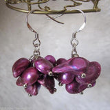 Baroque Freshwater Pearl Dangle Earrings, S925 Silver Hook