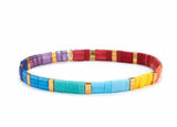 Rice Bead Bracelet Stretch Boho Adjustable Hand-woven