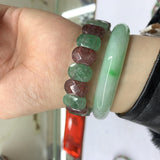 Strawberry Quartz Stone Beads Bracelet Natural Stone Bangle for Woman