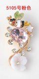 Crystal Rhinestone Flowers Charms Jewelry Making Supplies