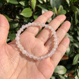 Natural Agate Bracelet Diamond Shape Faceted Beads Healing Stone Jewelry
