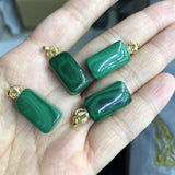 Malachite Pendant 925 Silver Plated High Jewelry Gift Women