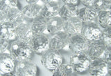 500pcs 8mm Mixed Glass Beads Rondelle Oval Spacer Crystal Necklace Hole