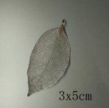 5pcs Silver Leaf Charms Pendants Necklace Earrings Bracelet Findings