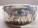 Vintage Tibet Elephant Carved Bracelet For Men and Women