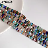 2X6MM Heishi Beads Natural Stone Spacer Clips Shape for Jewelry Making