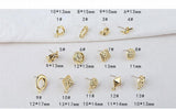 10pcs Stainless Steel Earrings Settings for DIY Jewelry Making