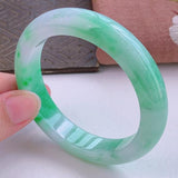 Natural Burma Jade Princess Bracelet for Women, 54mm-62mm
