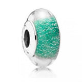 S925 Sterling Silver Sparkle Stars Glass Beads Charm for Bracelet