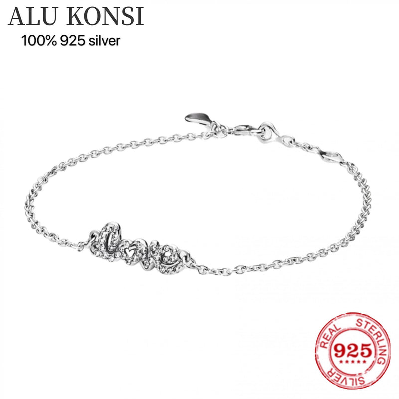 925 Silver Snake Chain Bangle Bracelet 7.5''