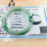 Zheru Jewelry Natural Jadeite Bracelet 54-62mm Two-Color Female Gift