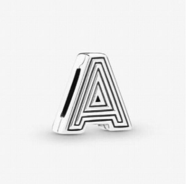 A-Z 0-9 Charms Beads for Bracelet Customized DIY Jewelry