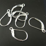 10pcs Sterling 925 Silver Lever Back Earring Wire 10*16mm