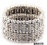 Metal Rhinestone Alloy Bracelet For Women Dress Jewelry