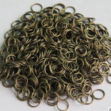 500PCS Antique Bronze Jump Rings 4-16MM 18 Gauge 40g
