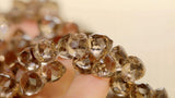 5pc AA Loose Beads Quartz Triangle Faceted 7-8mm DIY Jewelry Making