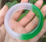Hand-Carved Green Jade Bracelet Charm Women Men Accessories