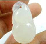Natural Stone Gourd Pendant for Jewelry Making 3Pcs